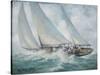 Classic Yacht - Twixt Wind and Water-Richard Willis-Stretched Canvas