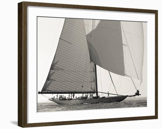 Classic Yacht-Ben Wood-Framed Giclee Print