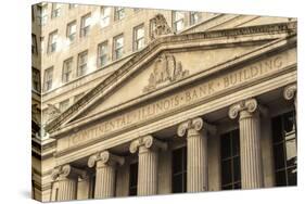 Classical Architecture in the Financial District-Amanda Hall-Stretched Canvas