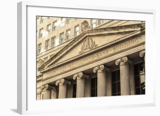 Classical Architecture in the Financial District-Amanda Hall-Framed Photographic Print