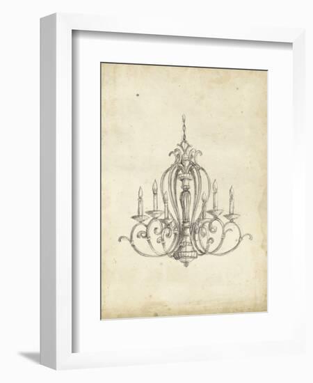 Classical Chandelier I-Ethan Harper-Framed Art Print