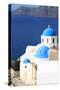 Classical Church of Santorini Island in Greece-viperagp-Stretched Canvas