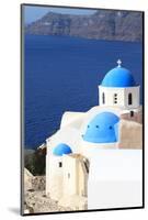 Classical Church of Santorini Island in Greece-viperagp-Mounted Photographic Print