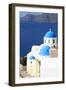 Classical Church of Santorini Island in Greece-viperagp-Framed Photographic Print