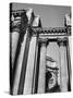 Classical Columns of the Palace of the Legion of Honor in Golden Gate Park-Walker Evans-Stretched Canvas