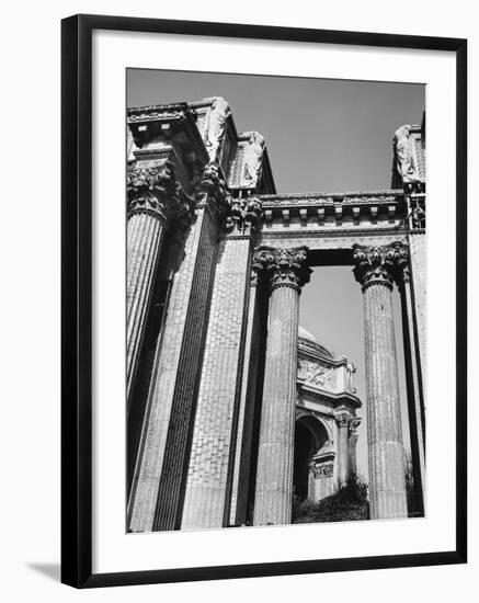 Classical Columns of the Palace of the Legion of Honor in Golden Gate Park-Walker Evans-Framed Photographic Print