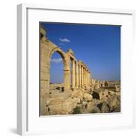 Classical Columns, Palmyra, Syria-Christopher Rennie-Framed Photographic Print