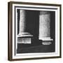 Classical Doric Column in Interior of Penn Station-Walker Evans-Framed Photographic Print