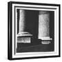 Classical Doric Column in Interior of Penn Station-Walker Evans-Framed Photographic Print