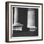 Classical Doric Column in Interior of Penn Station-Walker Evans-Framed Photographic Print