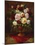 Classical Flower Arrangement-Janek-Mounted Art Print