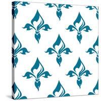 Classical French Fleur-De-Lis Seamless Pattern-seamartini-Stretched Canvas