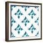 Classical French Fleur-De-Lis Seamless Pattern-seamartini-Framed Art Print