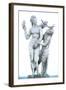 Classical Greek Statue of Aphrodite, Pan and Eros-Chris Hellier-Framed Photographic Print