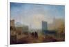 Classical Harbour Scene; Possibly Based on Le Havre-J. M. W. Turner-Framed Giclee Print