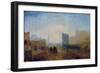 Classical Harbour Scene; Possibly Based on Le Havre-J. M. W. Turner-Framed Giclee Print