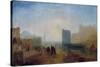 Classical Harbour Scene; Possibly Based on Le Havre-J. M. W. Turner-Stretched Canvas