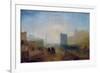 Classical Harbour Scene; Possibly Based on Le Havre-J. M. W. Turner-Framed Giclee Print