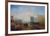 Classical Harbour Scene; Possibly Based on Le Havre-J. M. W. Turner-Framed Giclee Print