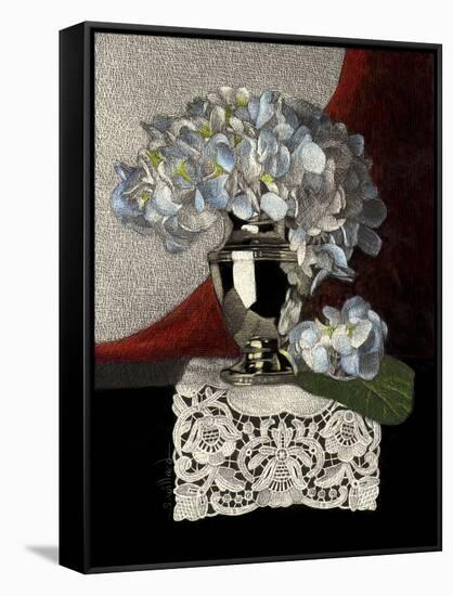 Classical Hydrangea-Sandra Willard-Framed Stretched Canvas