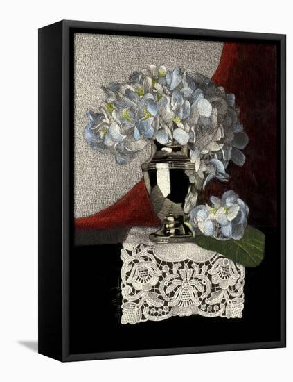 Classical Hydrangea-Sandra Willard-Framed Stretched Canvas