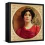 Classical Lady-John William Godward-Framed Stretched Canvas