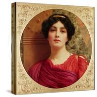 Classical Lady-John William Godward-Stretched Canvas