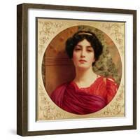 Classical Lady-John William Godward-Framed Giclee Print