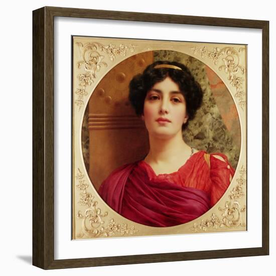 Classical Lady-John William Godward-Framed Giclee Print