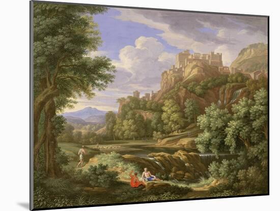 Classical Landscape, 1717-Bernard Lens III-Mounted Giclee Print