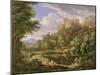 Classical Landscape, 1717-Bernard Lens III-Mounted Giclee Print