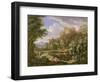 Classical Landscape, 1717-Bernard Lens III-Framed Giclee Print