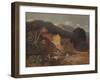 'Classical Landscape', 1923-John Sell Cotman-Framed Giclee Print