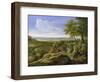 Classical Landscape (Oil on Canvas)-Gaspard Poussin Dughet-Framed Giclee Print