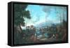 Classical Landscape, Orizante-Jan Frans van Bloemen-Framed Stretched Canvas