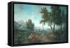 Classical Landscape, Orizante-Jan Frans van Bloemen-Framed Stretched Canvas