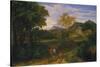 Classical Landscape, Probably 1660s-Jean-François Millet-Stretched Canvas