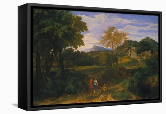 Classical Landscape, Probably 1660s-Jean-François Millet-Framed Stretched Canvas
