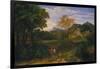 Classical Landscape, Probably 1660s-Jean-François Millet-Framed Giclee Print