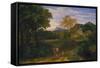 Classical Landscape, Probably 1660s-Jean-François Millet-Framed Stretched Canvas