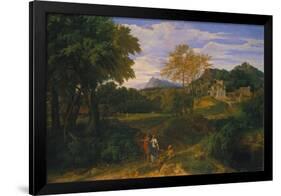 Classical Landscape, Probably 1660s-Jean-François Millet-Framed Giclee Print