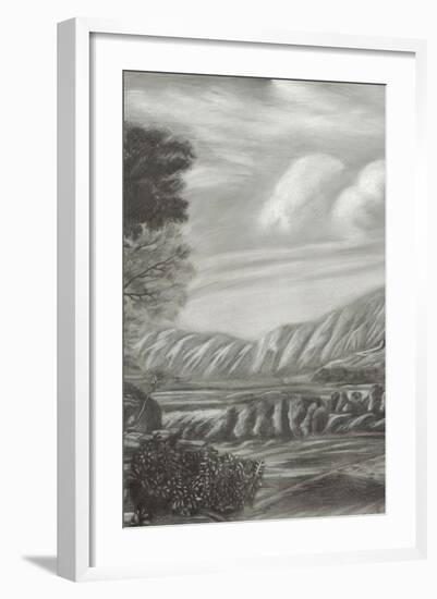 Classical Landscape Triptych II-Naomi McCavitt-Framed Art Print