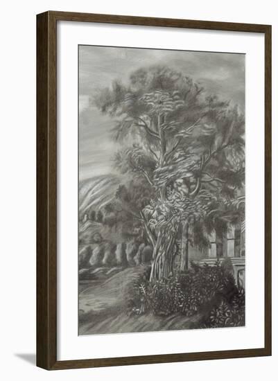 Classical Landscape Triptych III-Naomi McCavitt-Framed Art Print