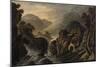Classical Landscape with Cascade-Robert Adam-Mounted Premium Giclee Print