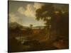 Classical Landscape with Figures-Jan Frans van Bloemen-Stretched Canvas