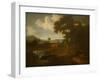 Classical Landscape with Figures-Jan Frans van Bloemen-Framed Giclee Print