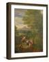 Classical Landscape with Mercury Overseeing the Birth of Bacchus-Peter Rysbrack-Framed Giclee Print