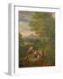 Classical Landscape with Mercury Overseeing the Birth of Bacchus-Peter Rysbrack-Framed Giclee Print