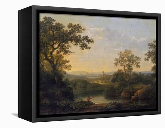 Classical Landscape-George Smith-Framed Stretched Canvas