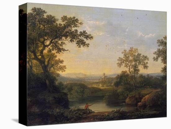 Classical Landscape-George Smith-Stretched Canvas